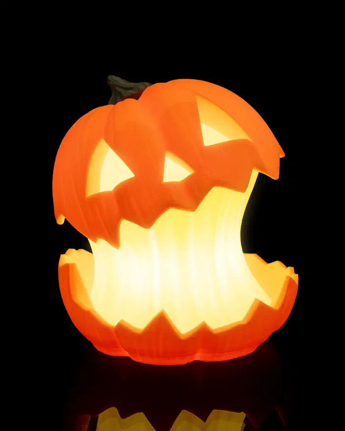 Zucca Spettrale 3D – Lampada Decorativa per Halloween