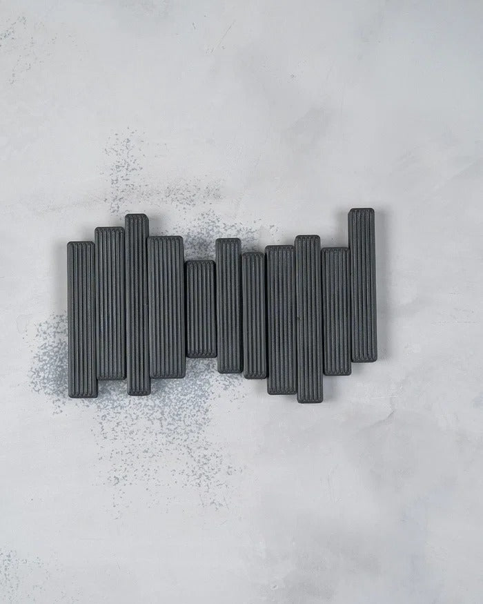 Appendiabiti da Parete Wave – 5 Ganci Pieghevoli | Design Moderno Stampato in 3D