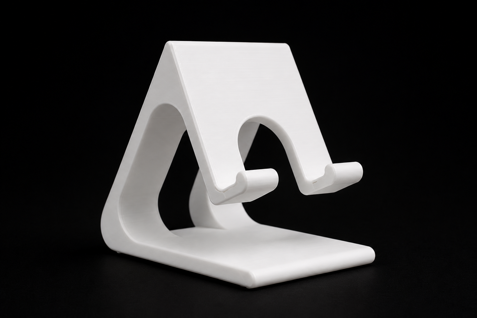 Supporto per Smartphone da Tavolo in PLA – Design Moderno e Minimalista – Compatibile con iPhone e Android