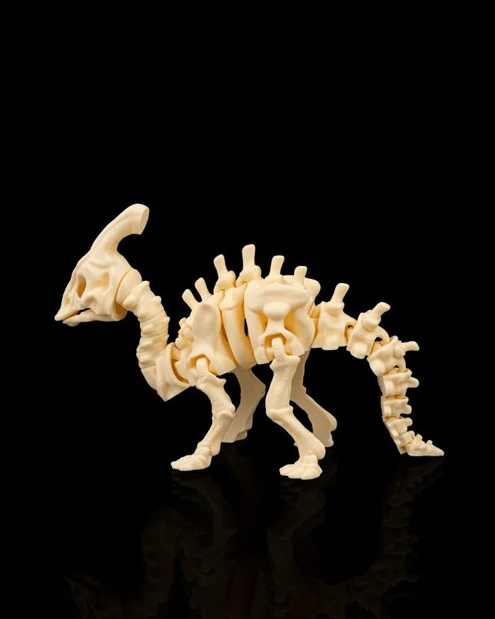 Parasaurolophus in Scheletro – Modellino Articolato 3D