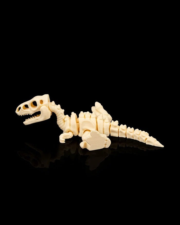 Skeleton Velociraptor Modellino Stampato in 3D (Articolato e da Collezione)