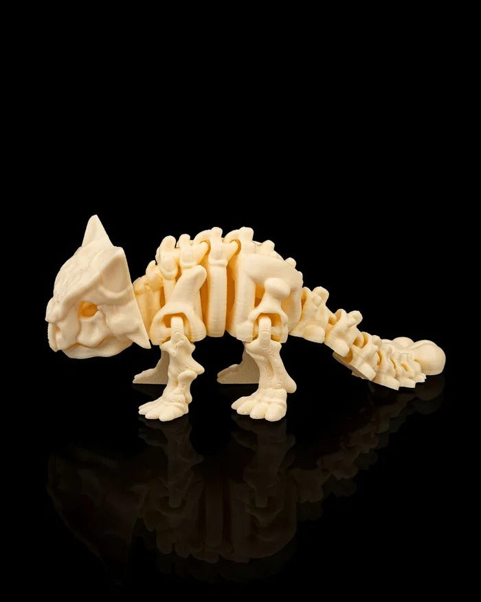 Ankylosaurus in Scheletro – Modellino Articolato Stampato in 3D