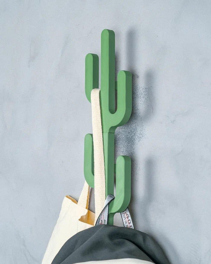 Appendiabiti da Parete Cactus XL – 3 Ganci | Design Moderno Stampato in 3D