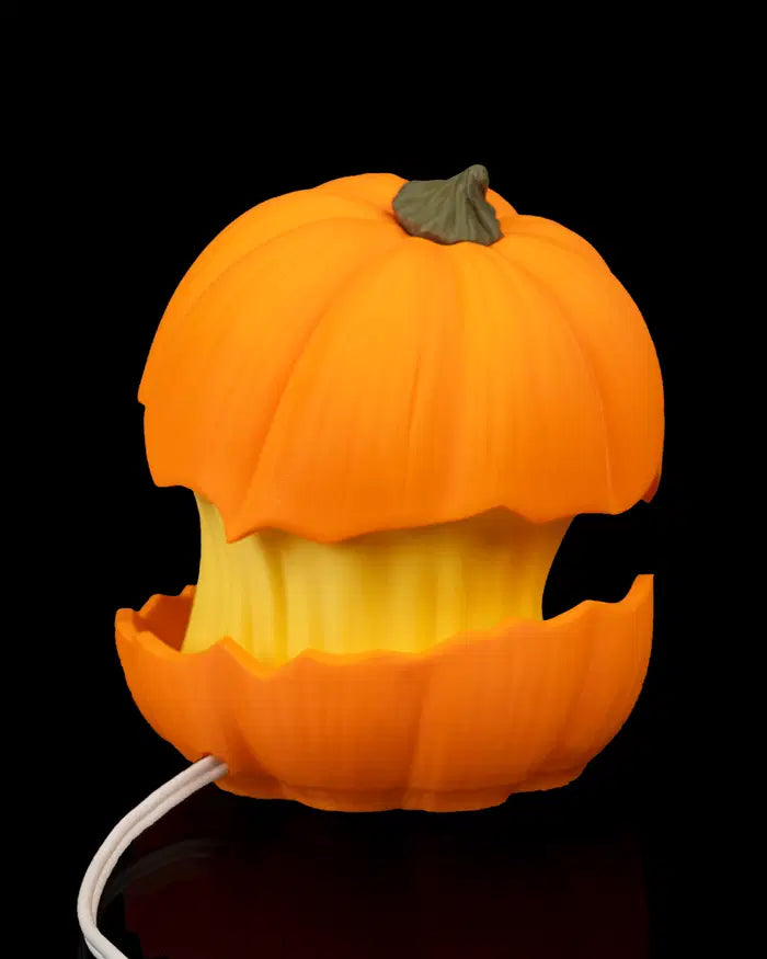 Zucca Spettrale 3D – Lampada Decorativa per Halloween