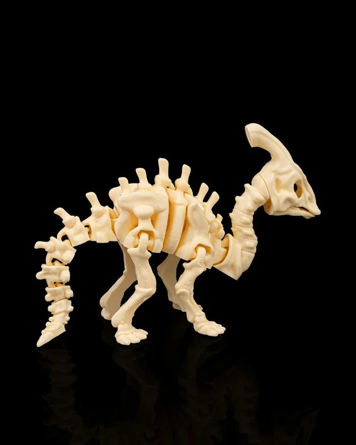 Parasaurolophus in Scheletro – Modellino Articolato 3D