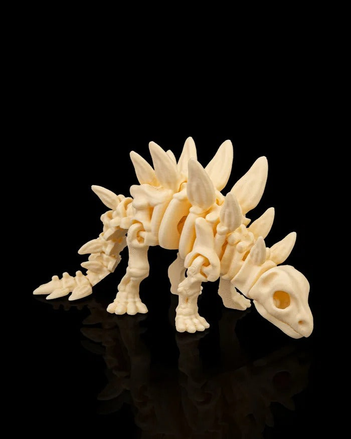 Stegosaurus in Scheletro – Modellino Articolato da Collezione (3D)