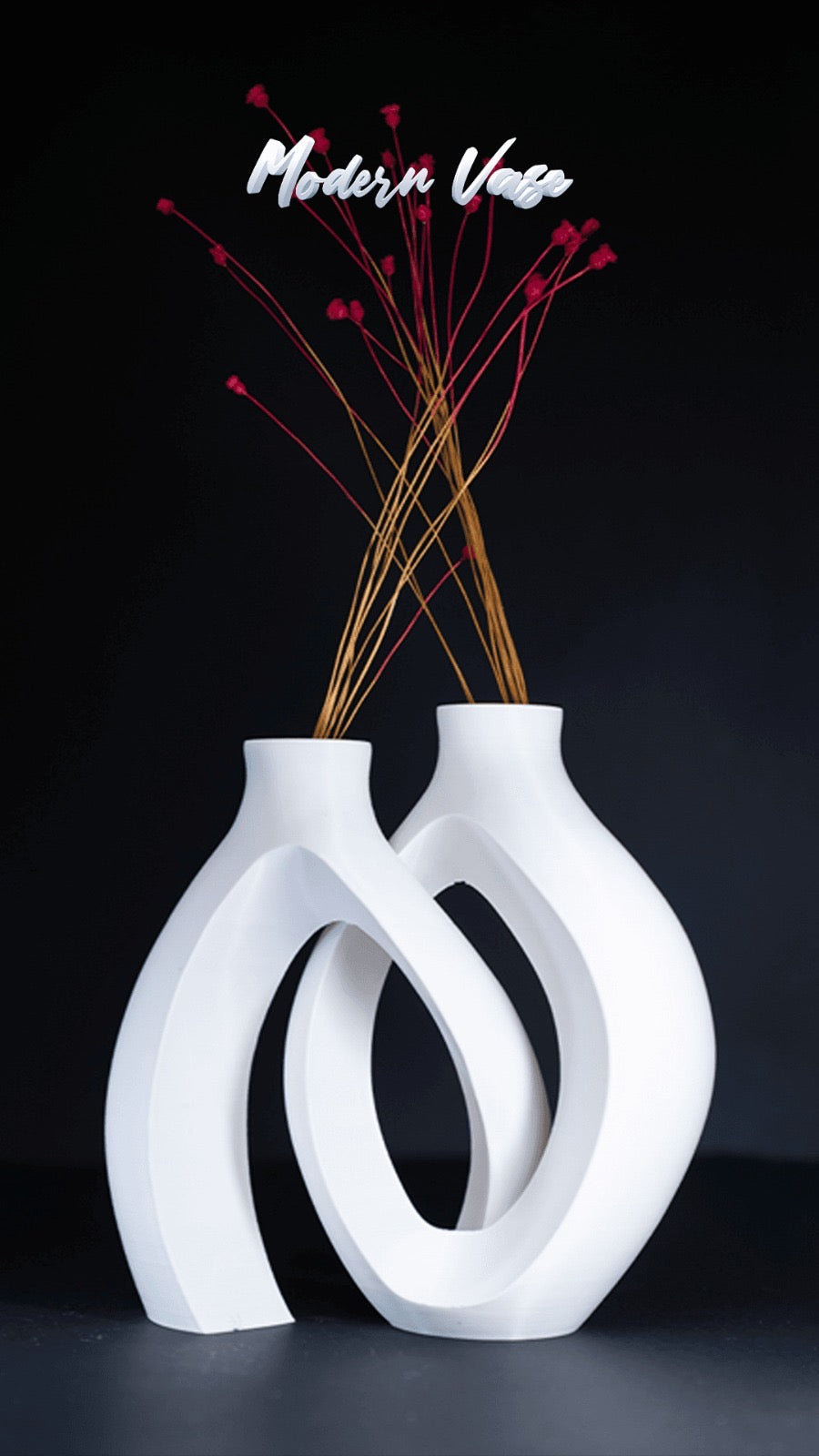 Vaso Moderno Scultoreo in PLA – Stampa 3D