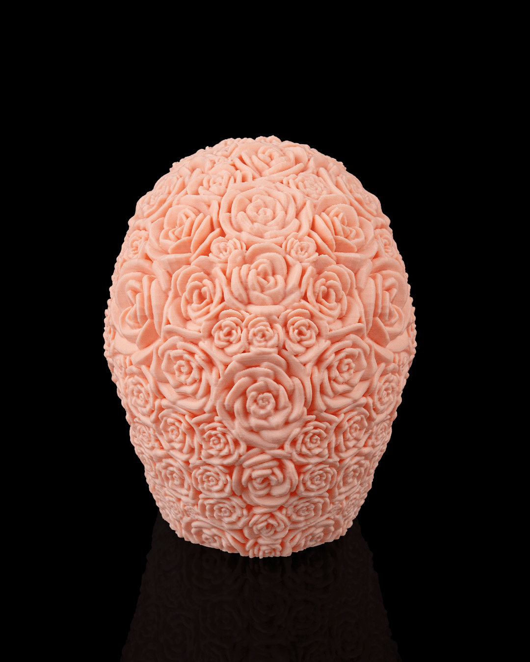 Teschio Fiorito “Bloom of Doom” – Decorazione Gotica Stampata in 3D