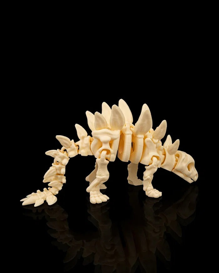 Set 6 Dinosauri Scheletro Articolati | Collezione Flessibile Stampata in 3D
