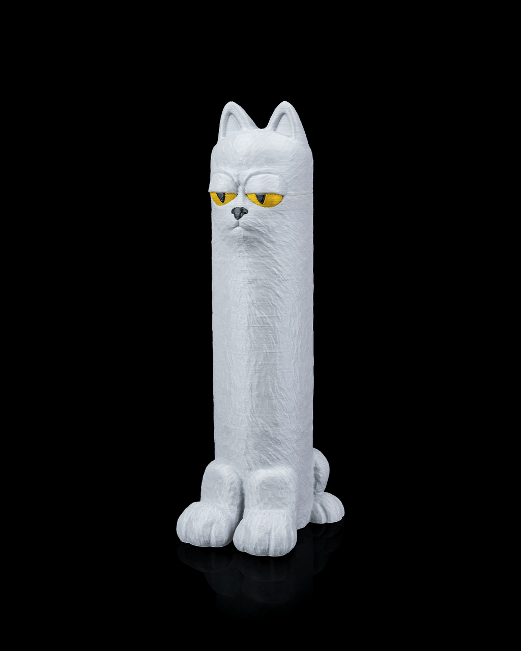 Porta Rotolo Carta Igienica Gatto Buffo – Decorazione Bagno Stampata in 3D