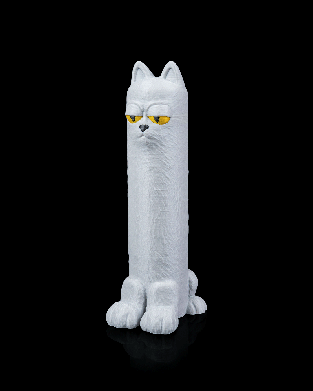 Porta Rotolo Carta Igienica Gatto Buffo – Decorazione Bagno Stampata in 3D