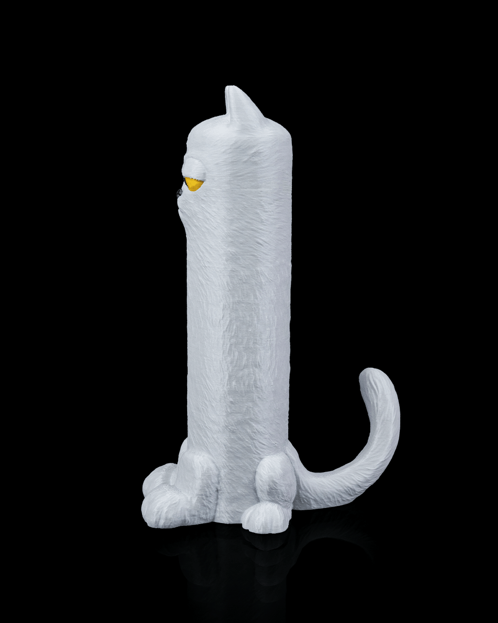 Porta Rotolo Carta Igienica Gatto Buffo – Decorazione Bagno Stampata in 3D