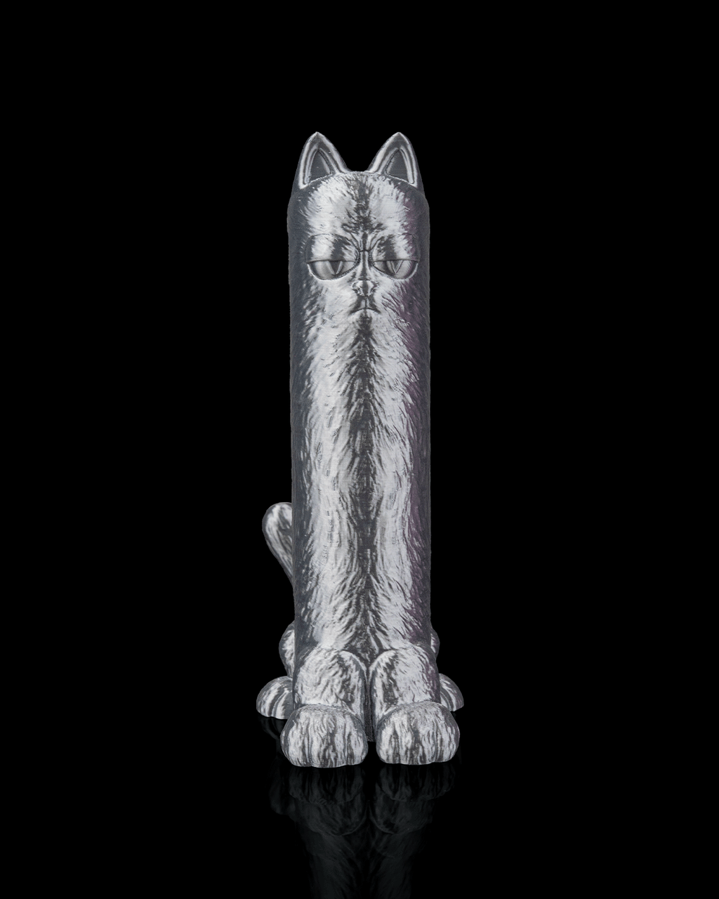 Porta Rotolo Carta Igienica Gatto Buffo – Decorazione Bagno Stampata in 3D