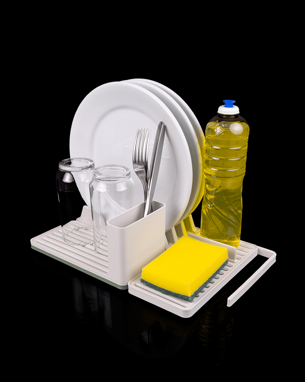 Set Organizzatore Lavello – Porta Spugna, Detersivo e Scolapiatti Stampato in 3D