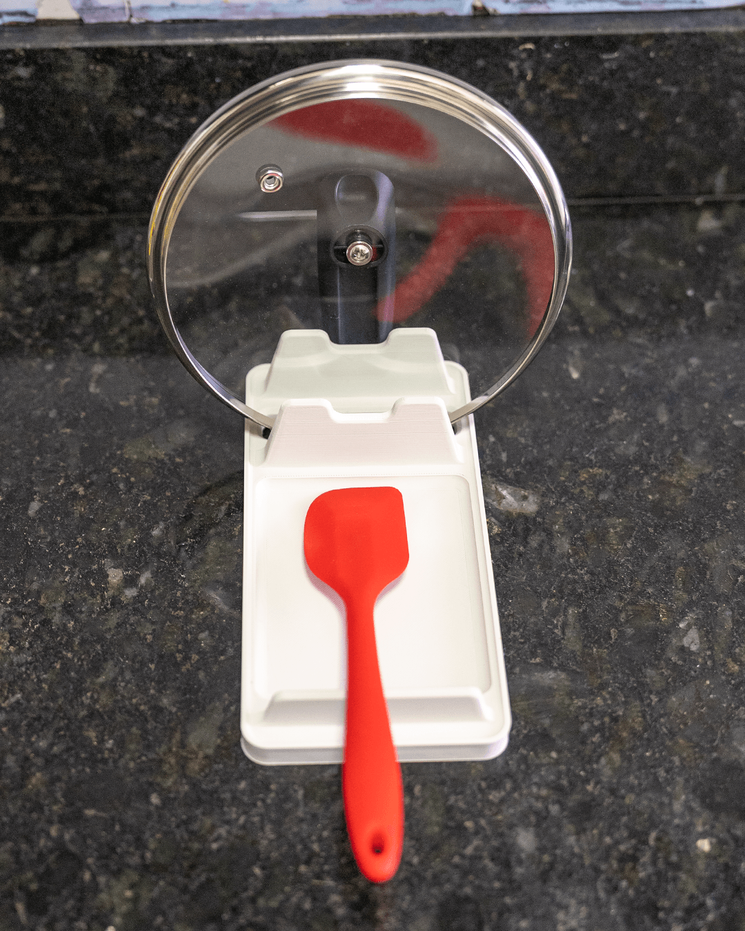 Porta Coperchio e Mestolo da Cucina – Supporto Salvaspazio Stampato in 3D