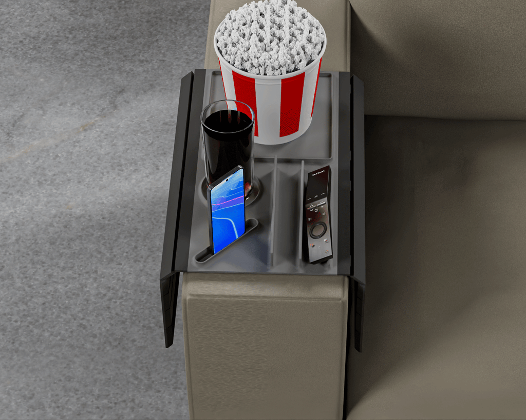 Organizzatore per Bracciolo del Divano con Porta Bicchiere e Porta Smartphone