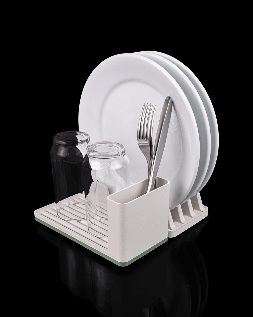 Mini Scolapiatti Salvaspazio con Porta Posate – Organizzatore da Cucina