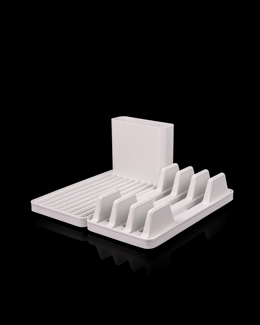 Mini Scolapiatti Salvaspazio con Porta Posate – Organizzatore da Cucina