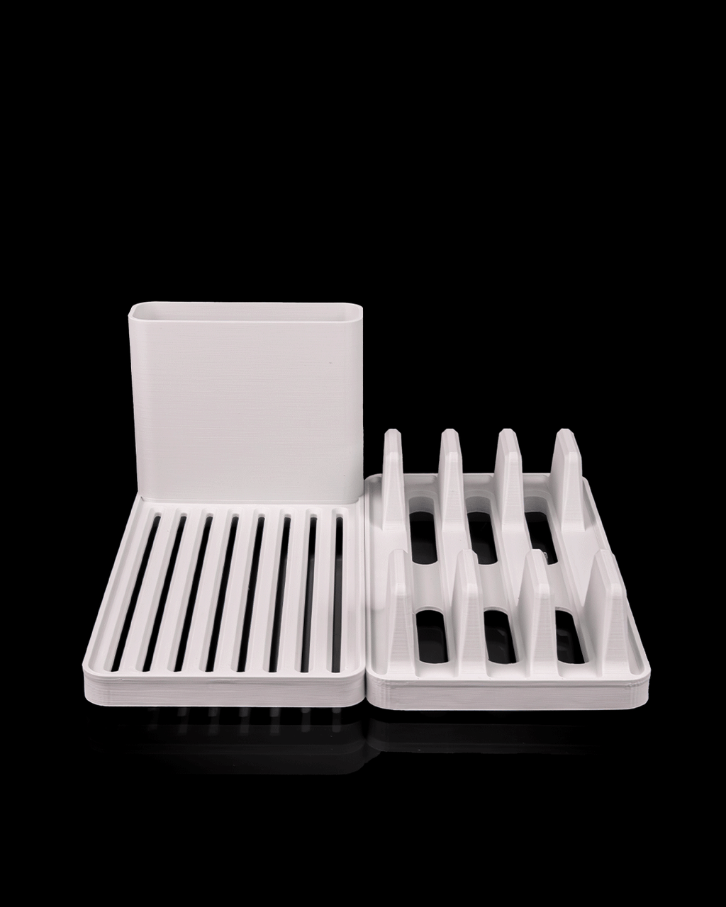 Mini Scolapiatti Salvaspazio con Porta Posate – Organizzatore da Cucina