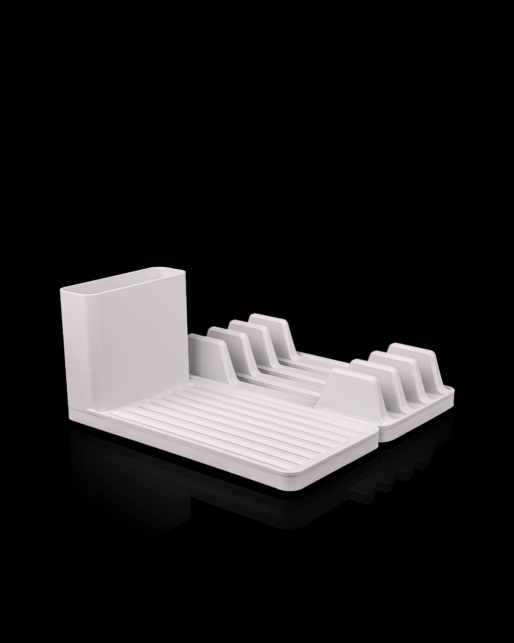 Mini Scolapiatti Salvaspazio con Porta Posate – Organizzatore da Cucina