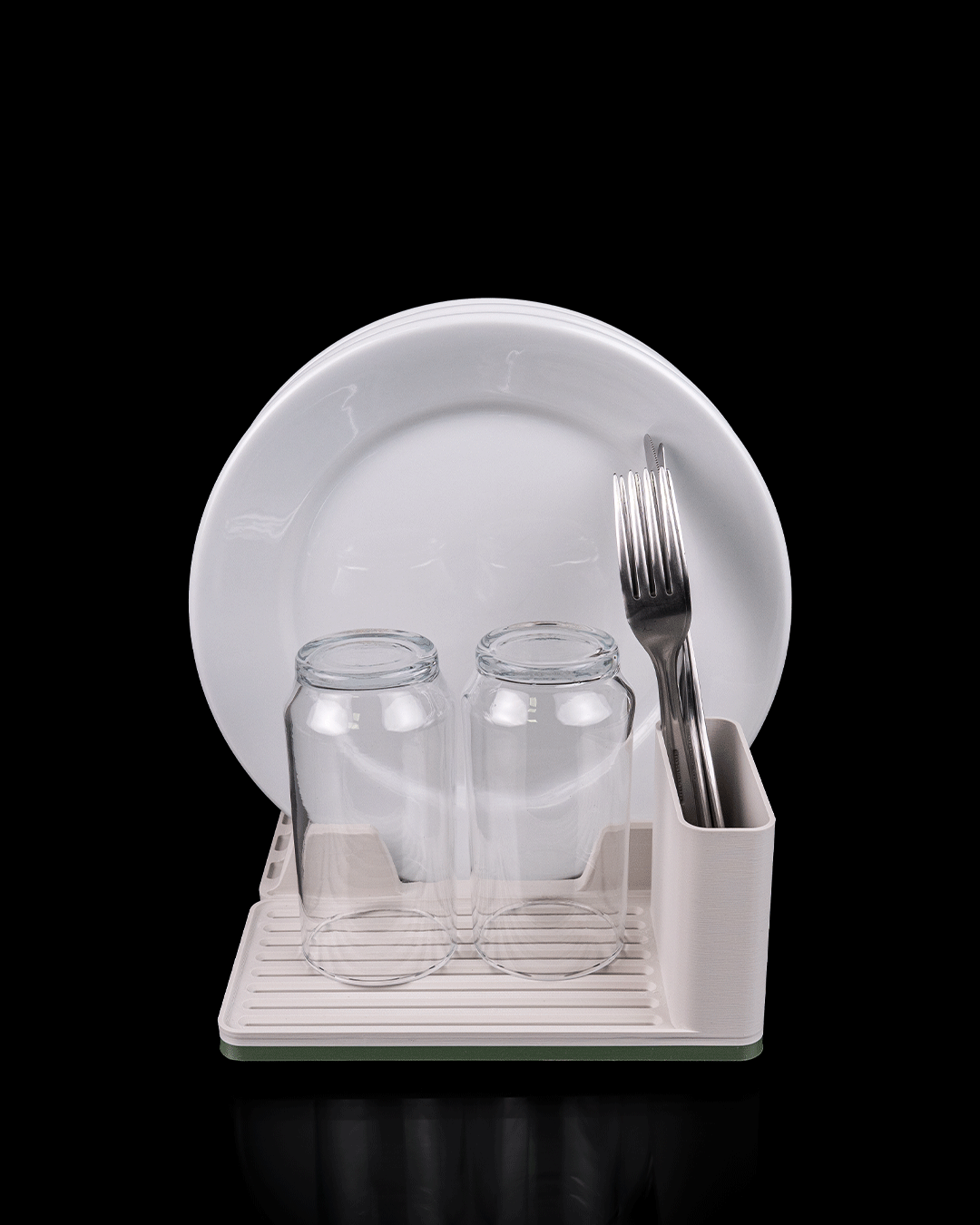 Mini Scolapiatti Salvaspazio con Porta Posate – Organizzatore da Cucina