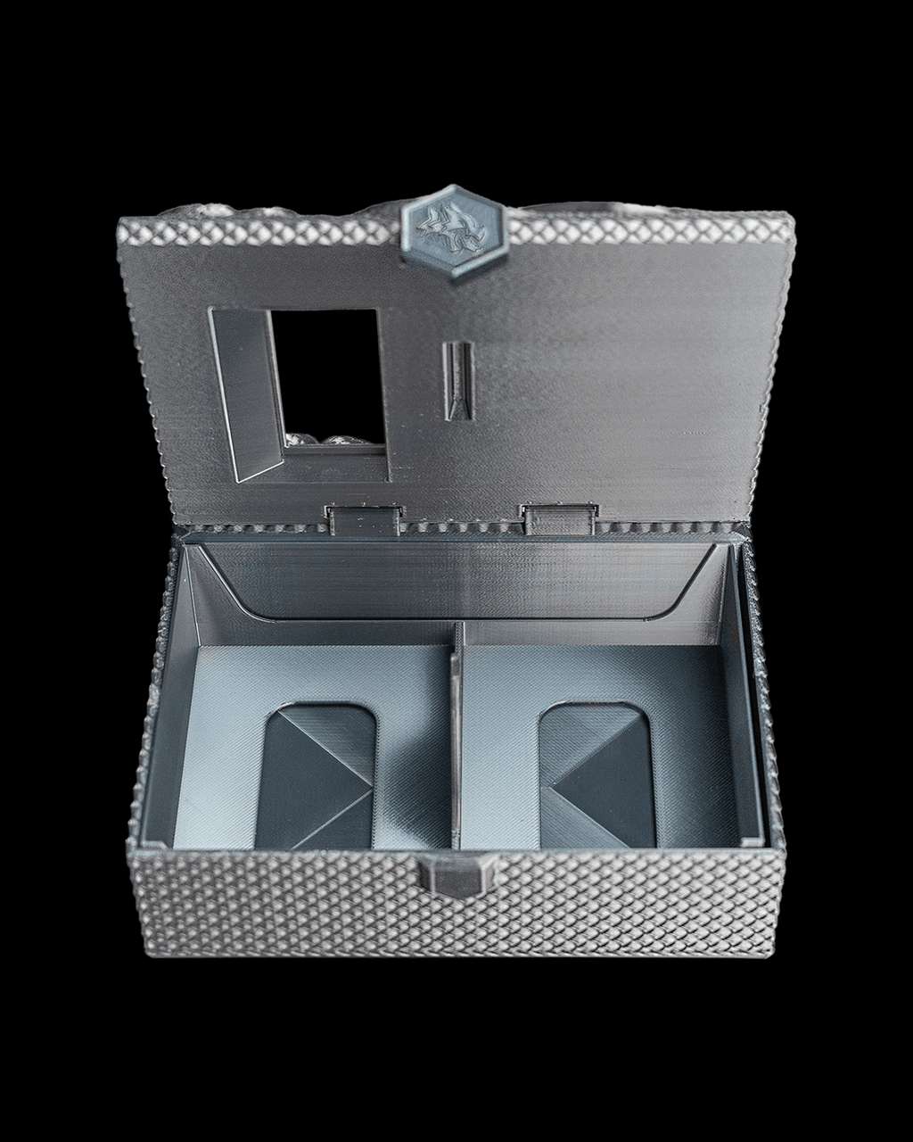 Cofanetto Porta Carte con Draghi – Custodia per Mazzi di Carte Collezionabili Stampata in 3D