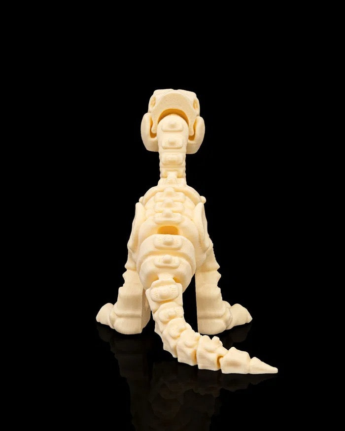 Set 6 Dinosauri Scheletro Articolati | Collezione Flessibile Stampata in 3D