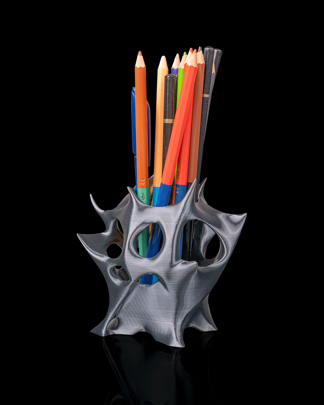 Portapenne Moderno – Organizer da Scrivania Stampato in 3D dal Design Organico