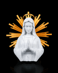 Statua della Madonna in Preghiera 3D – Elegante Decorazione Sacra in PLA