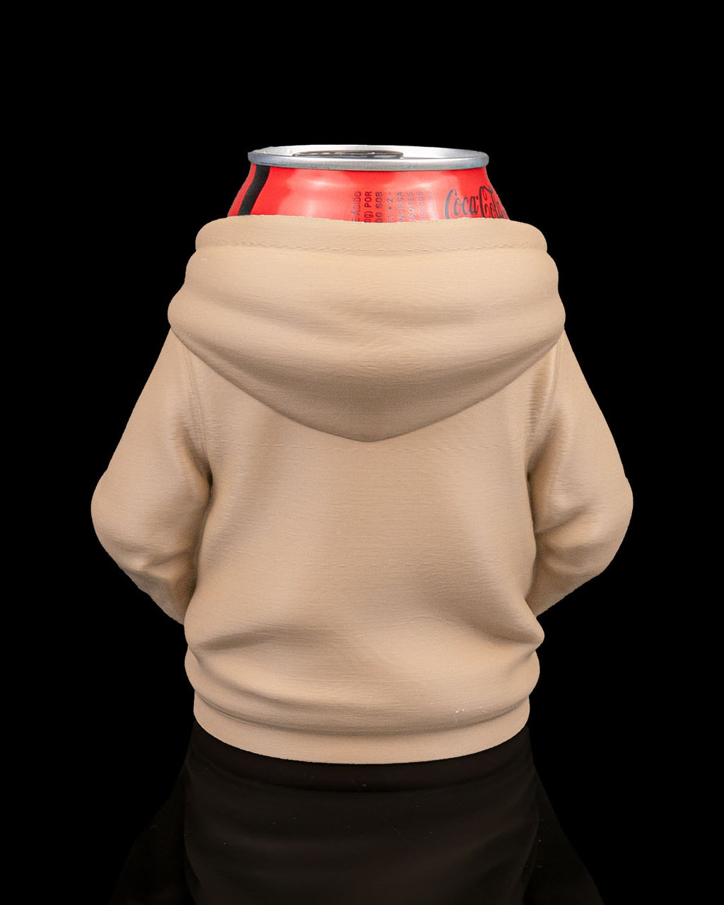 Porta Lattina con Felpa Hoodie – Supporto per Bibite Stampato in 3D
