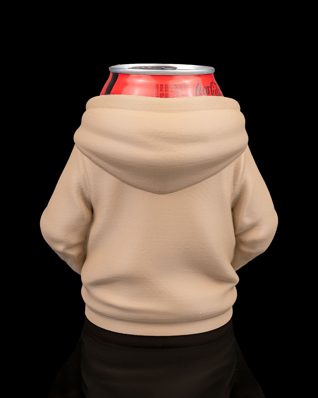 Porta Lattina con Felpa Hoodie – Supporto per Bibite Stampato in 3D