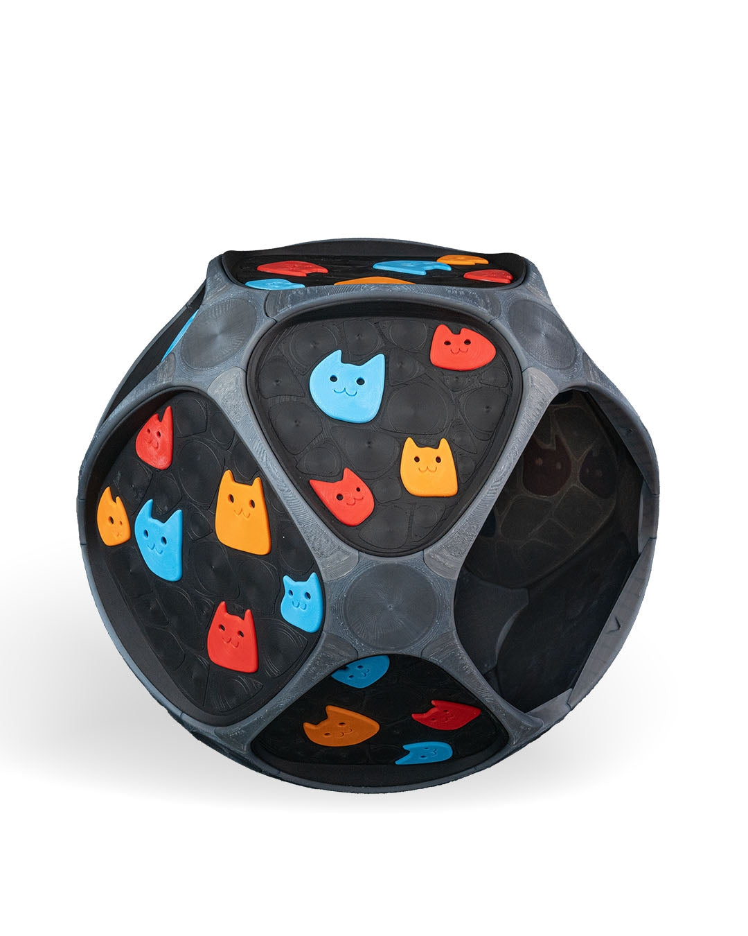 Cuccia Moderna per Gatti e Cani di Piccola Taglia – Design Colorato con Gattini 3D