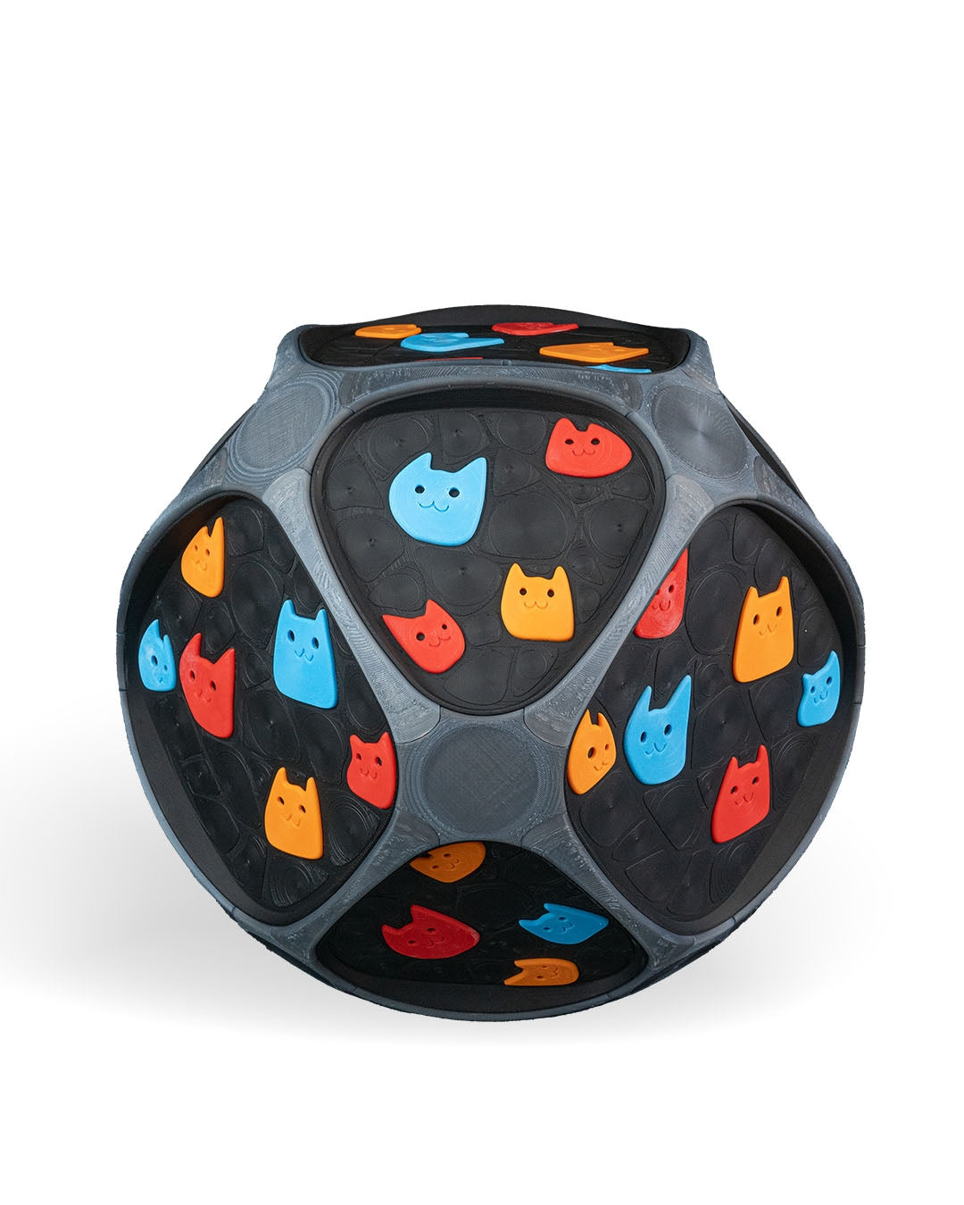 Cuccia Moderna per Gatti e Cani di Piccola Taglia – Design Colorato con Gattini 3D
