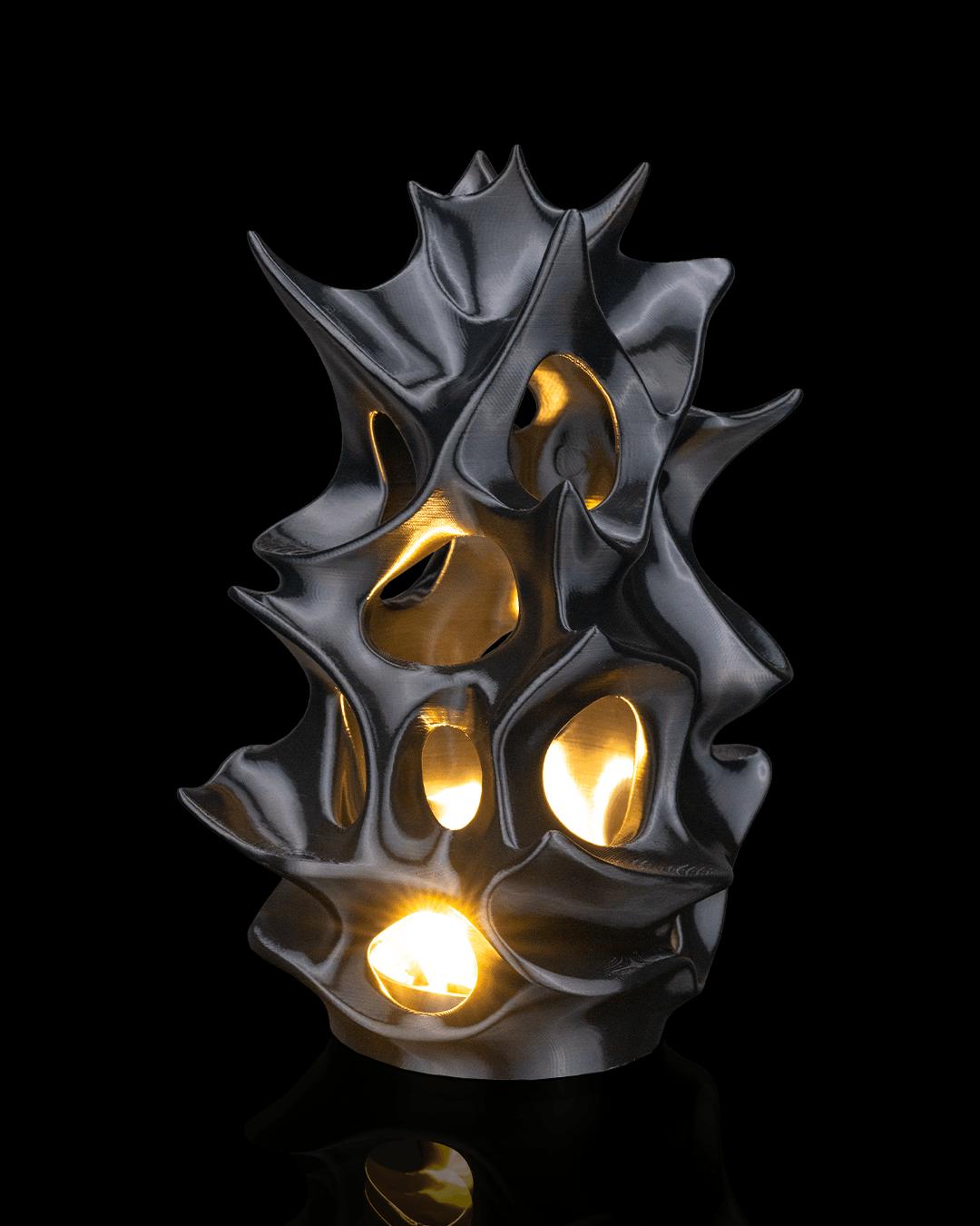 Lampada da Tavolo Organica – Lampada LED Stampata in 3D dal Design Futuristico