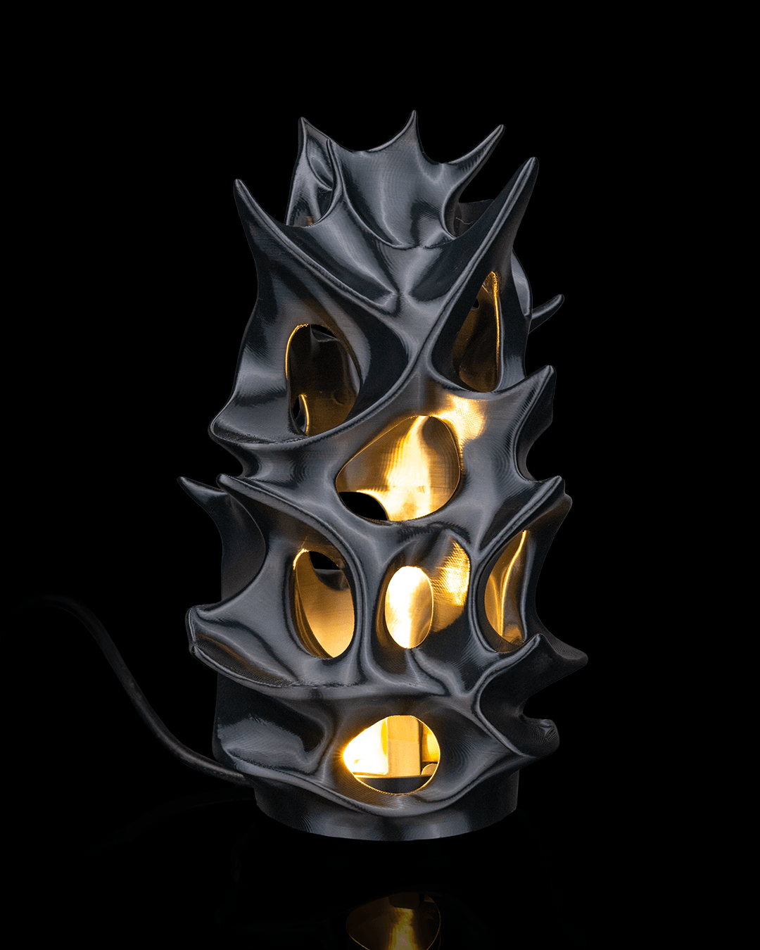 Lampada da Tavolo Organica – Lampada LED Stampata in 3D dal Design Futuristico