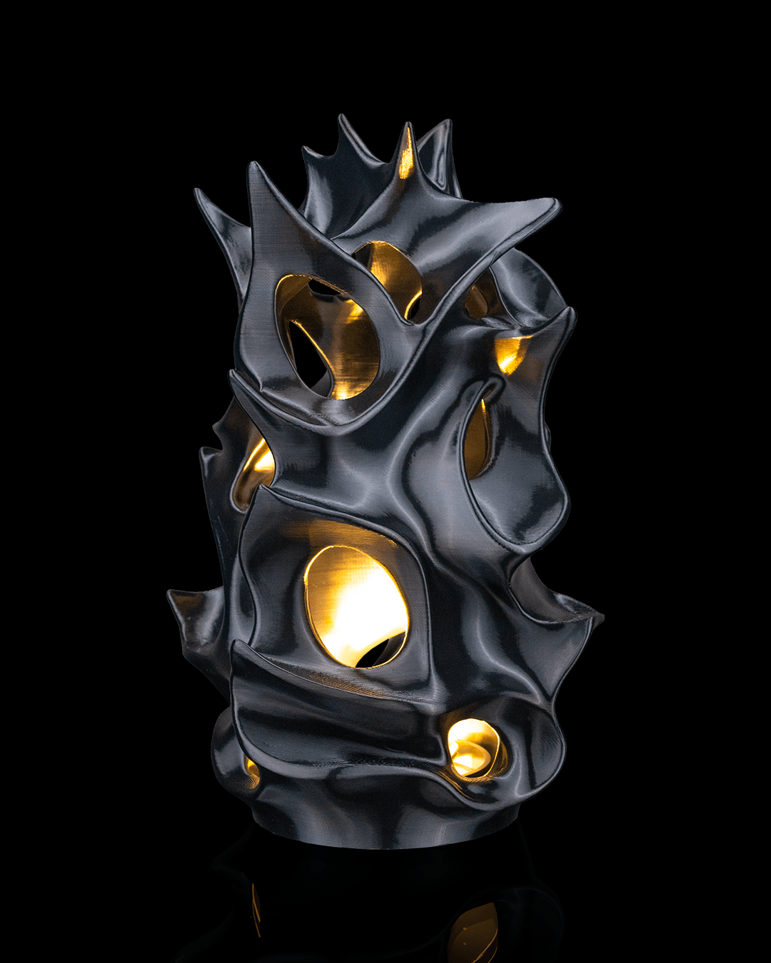 Lampada da Tavolo Organica – Lampada LED Stampata in 3D dal Design Futuristico