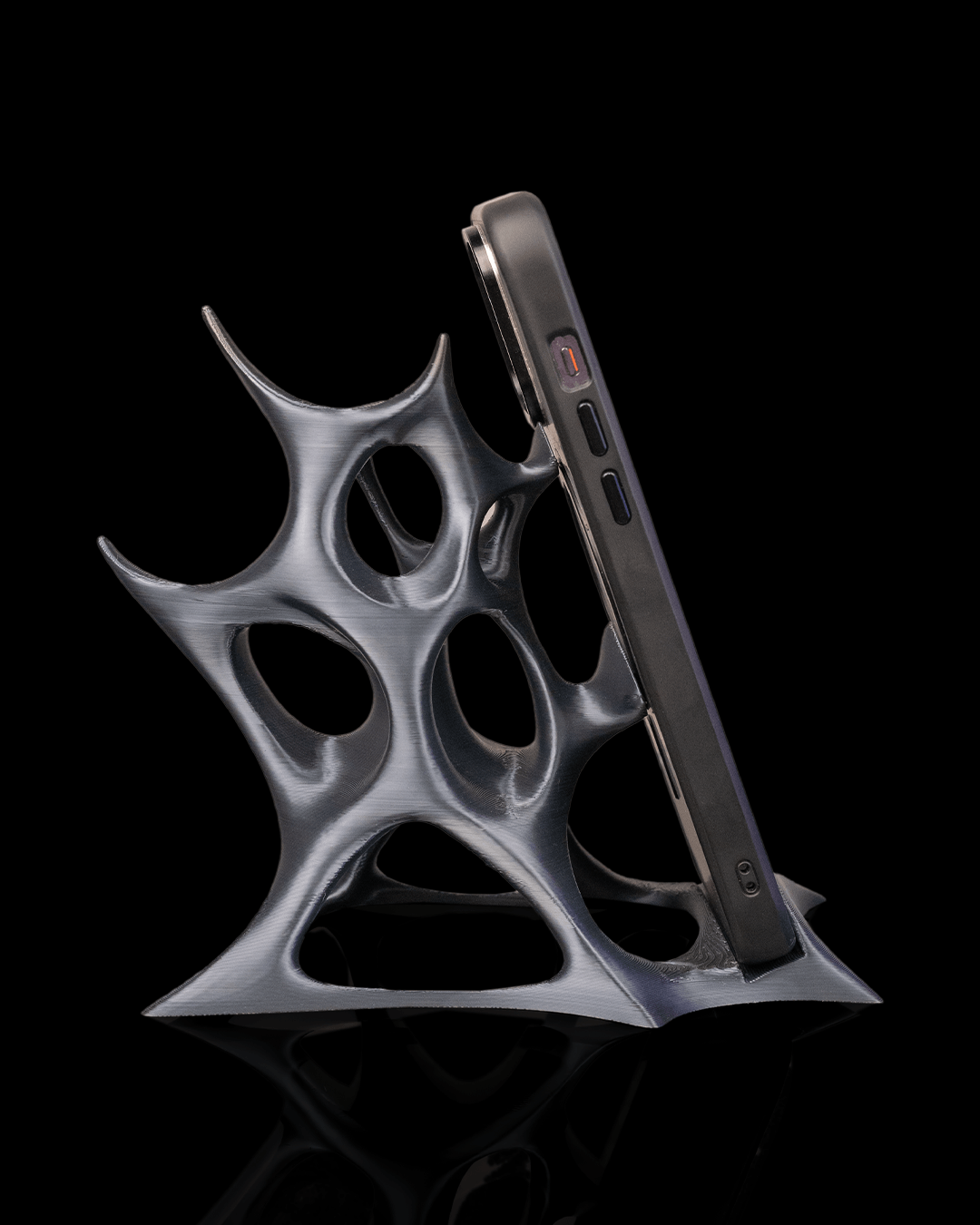 Supporto Smartphone Moderno – Porta Telefono Stampato in 3D dal Design Organico