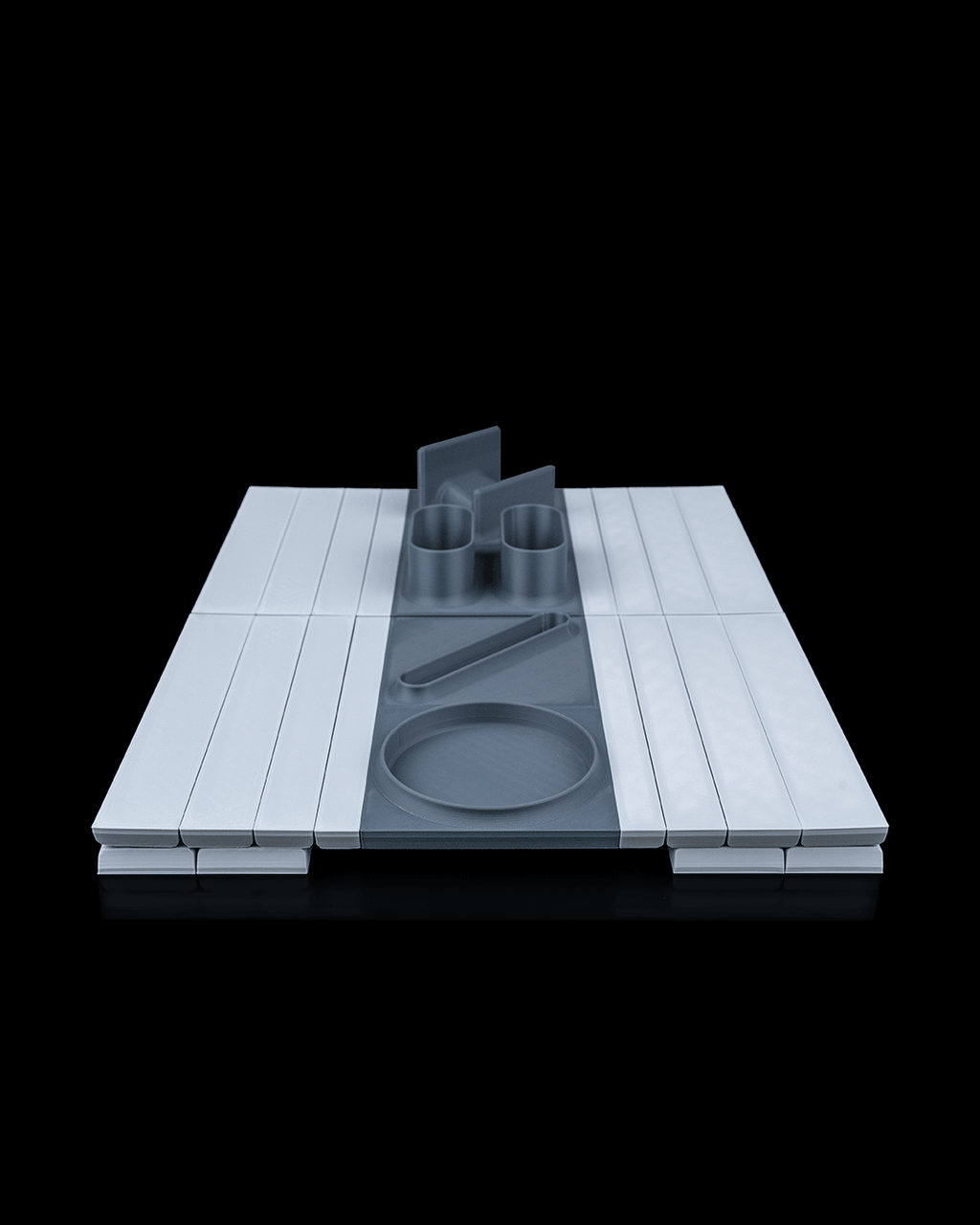 Organizzatore per Bracciolo del Divano Gaming con Porta Controller, Porta Smartphone e Porta Bicchiere – Stampato in 3D