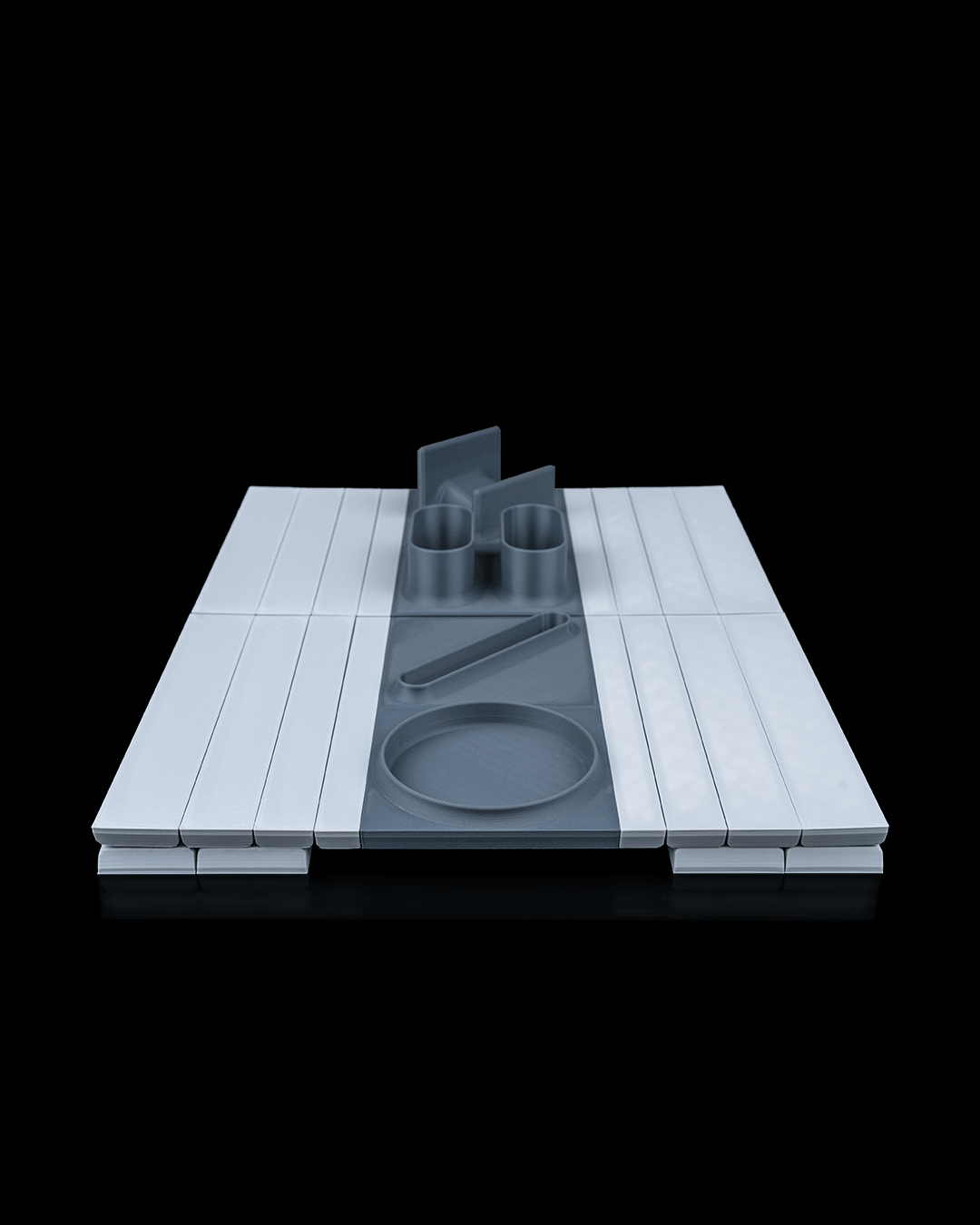 Organizzatore per Bracciolo del Divano Gaming con Porta Controller, Porta Smartphone e Porta Bicchiere – Stampato in 3D