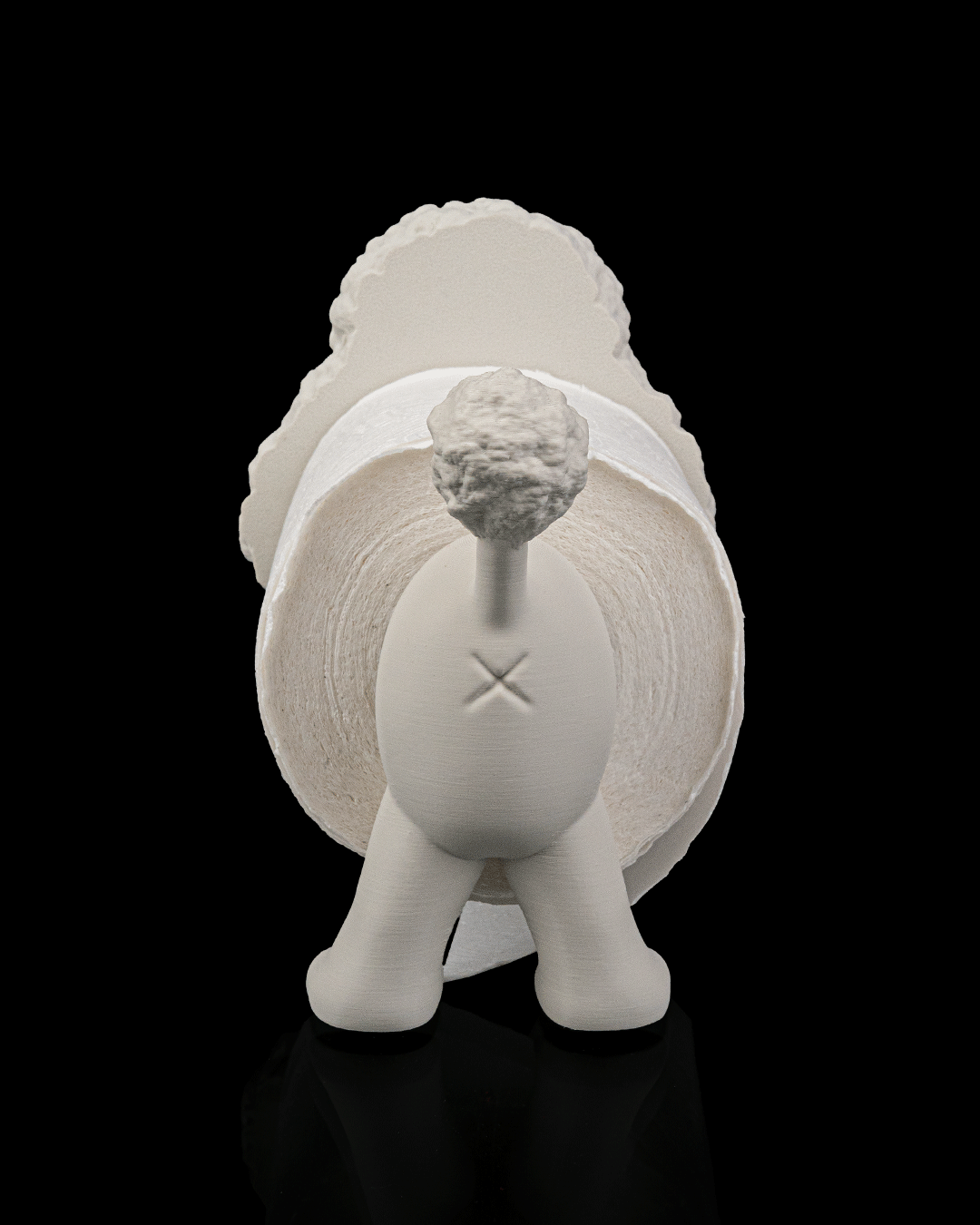 Porta Carta Igienica Barboncino – Porta Rotolo Divertente Stampato in 3D | Decorazione Bagno
