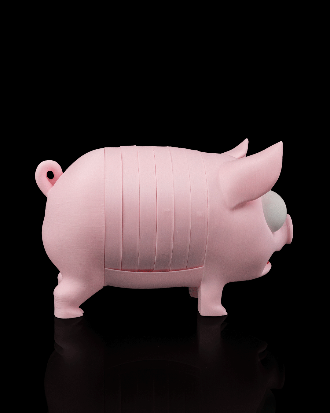 Sottobicchiere Maialino “Pork Chop” – Porta Bicchiere Divertente Stampato in 3D
