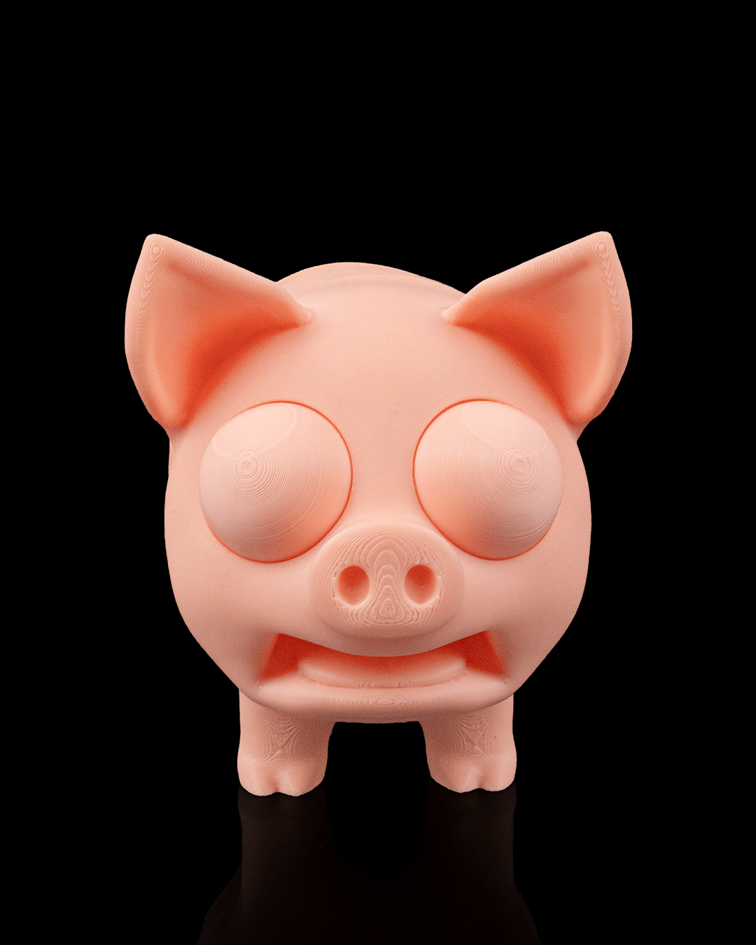 Sottobicchiere Maialino “Pork Chop” – Porta Bicchiere Divertente Stampato in 3D