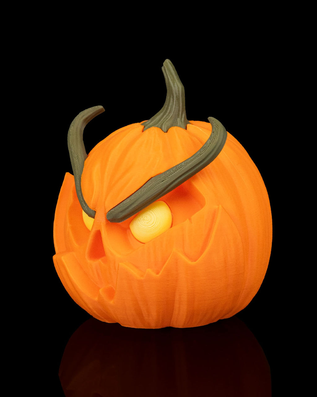 Kit 3 Zucche Demoniache Halloween in Stampa 3D – Decorazione Horror