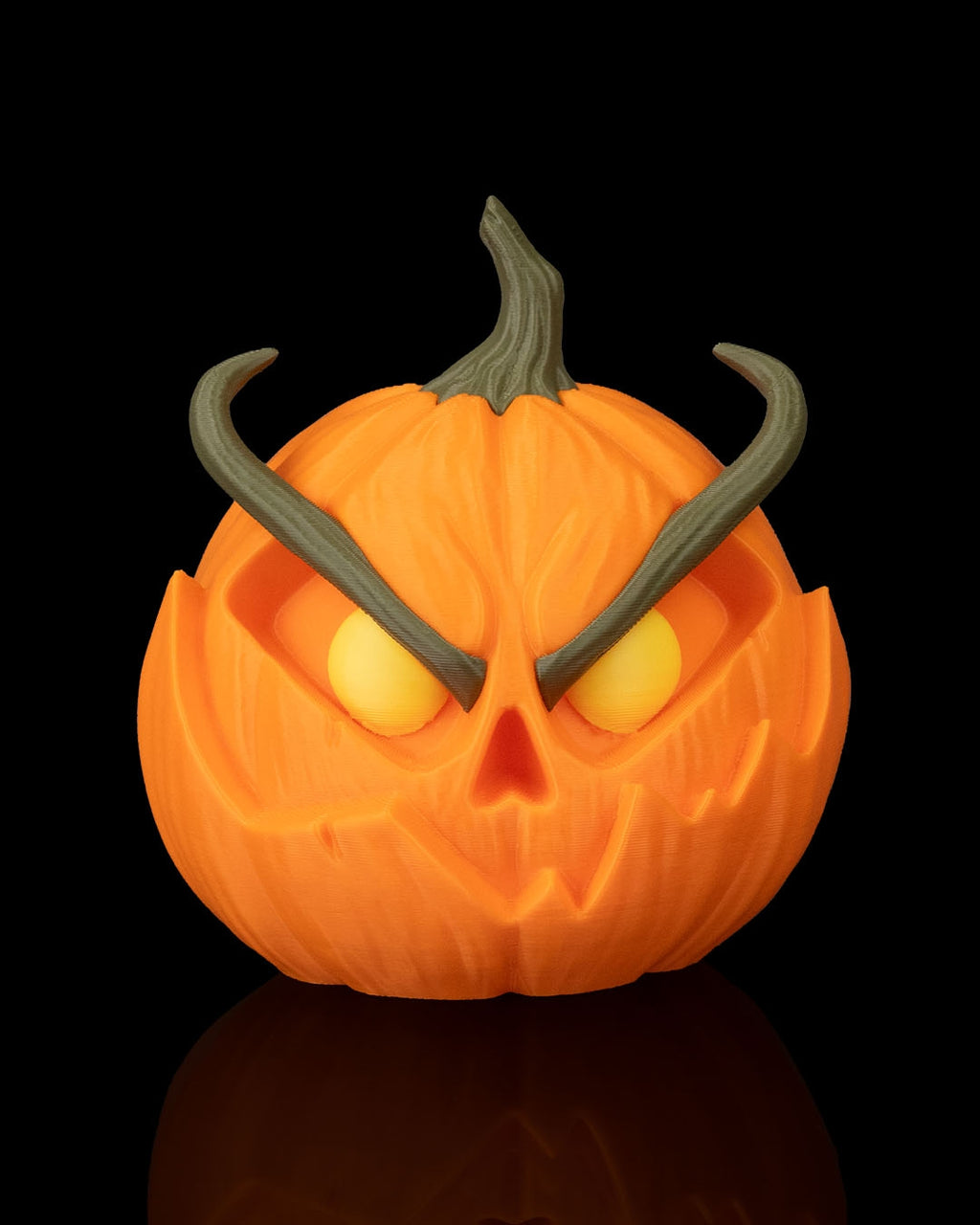 Kit 3 Zucche Demoniache Halloween in Stampa 3D – Decorazione Horror