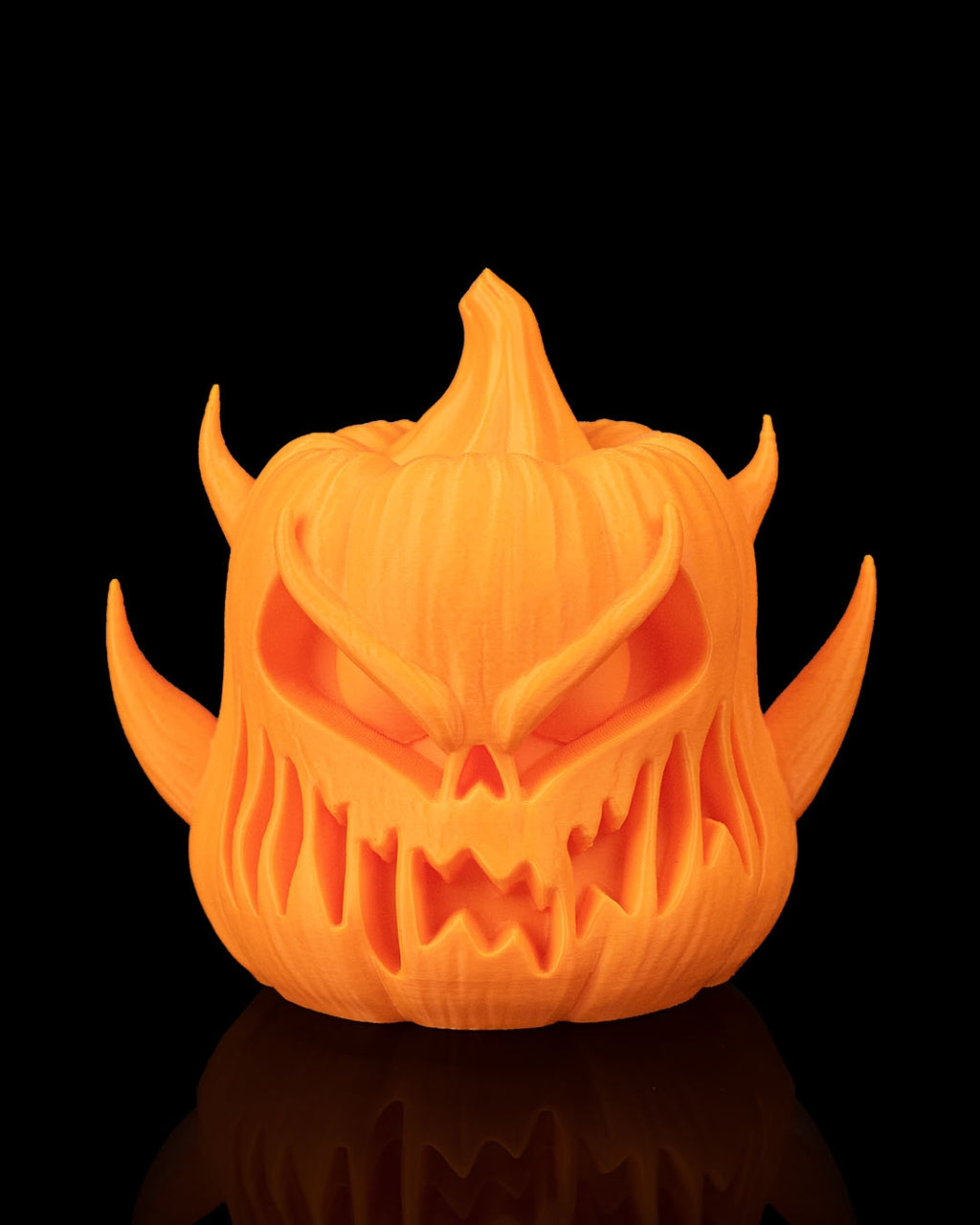 Kit 3 Zucche Demoniache Halloween in Stampa 3D – Decorazione Horror