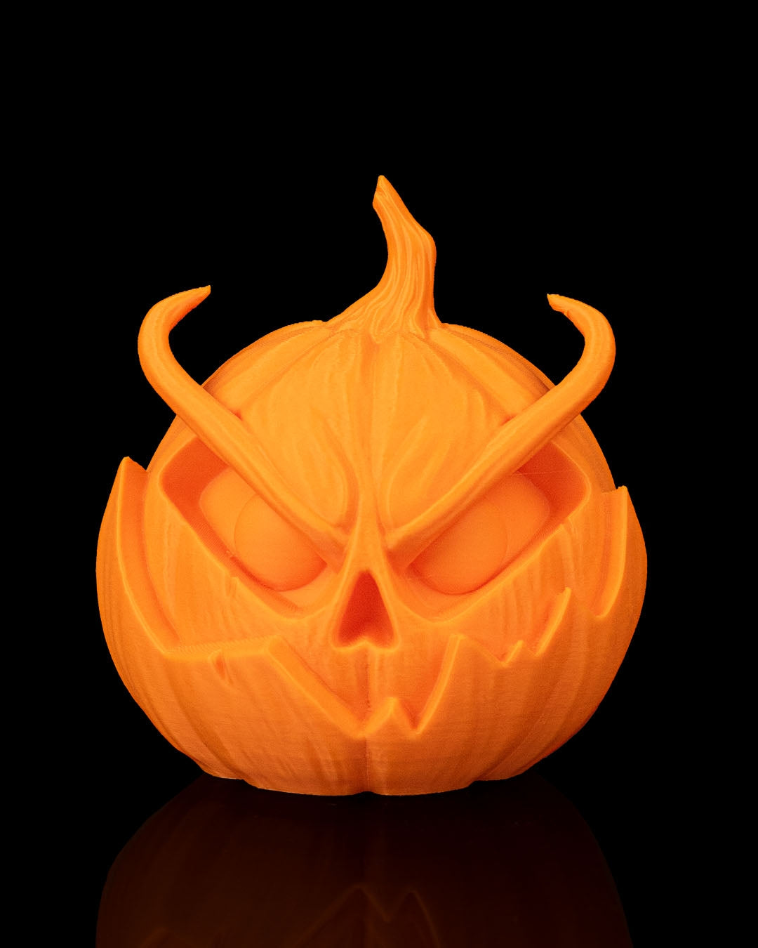 Kit 3 Zucche Demoniache Halloween in Stampa 3D – Decorazione Horror