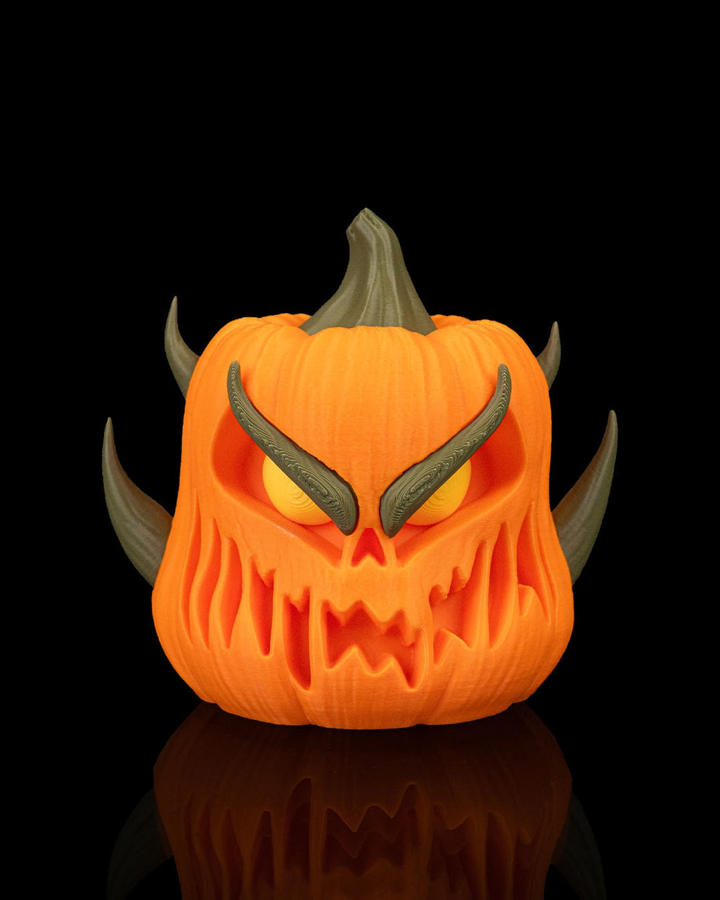 Kit 3 Zucche Demoniache Halloween in Stampa 3D – Decorazione Horror