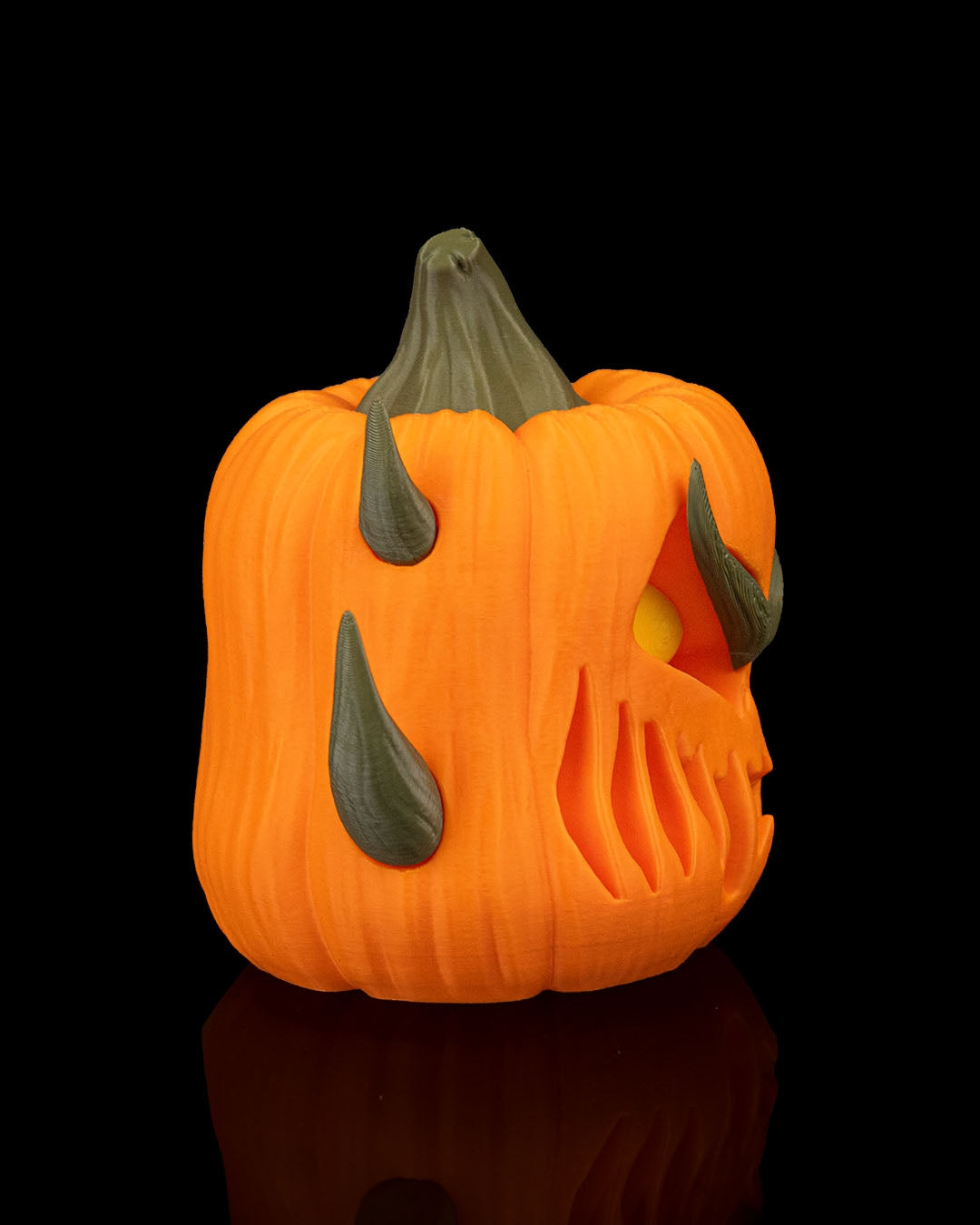 Kit 3 Zucche Demoniache Halloween in Stampa 3D – Decorazione Horror