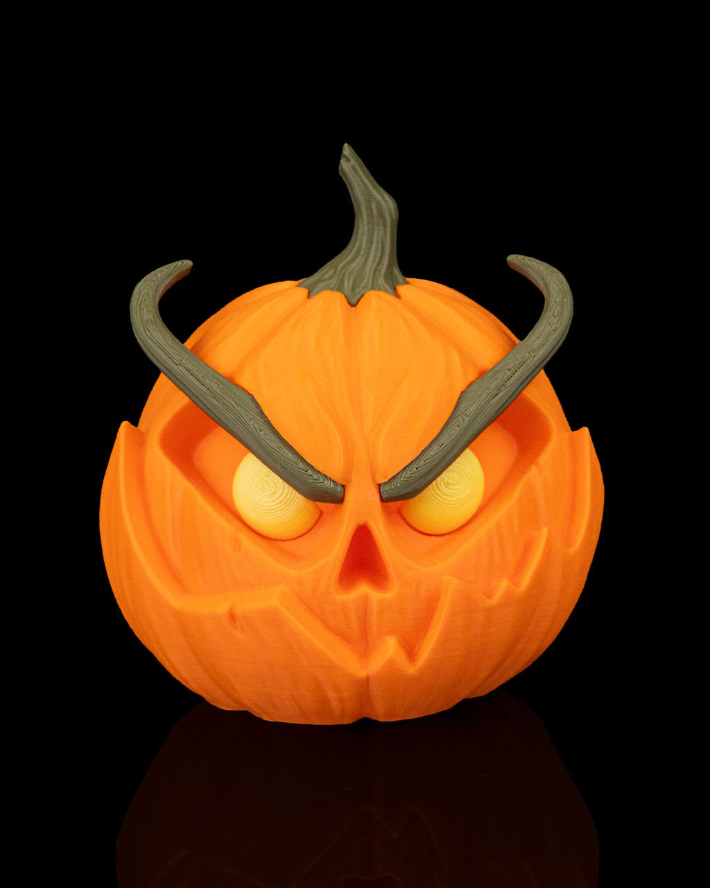 Kit 3 Zucche Demoniache Halloween in Stampa 3D – Decorazione Horror