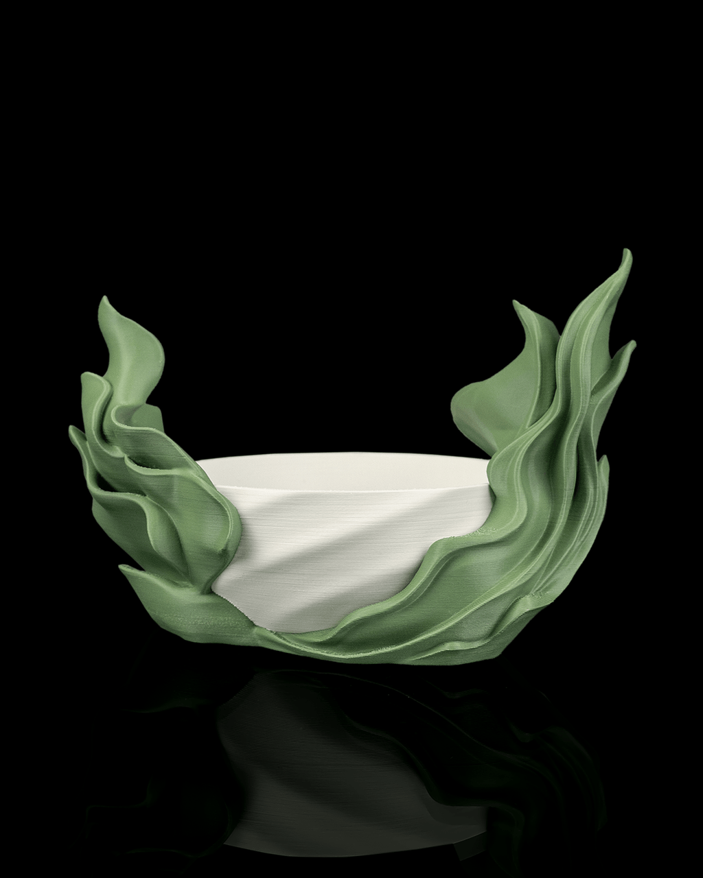Vaso Autoirrigante “Flusso d’Alghe” – Fioriera di Design Stampata in 3D